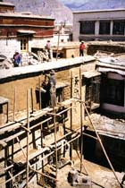 Restoration of the outside walls