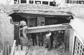 THF assisting with the restoration of the privately-owned half of Khimey House