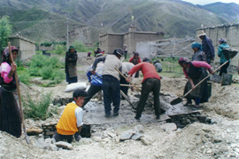 The Foundation for the water tower