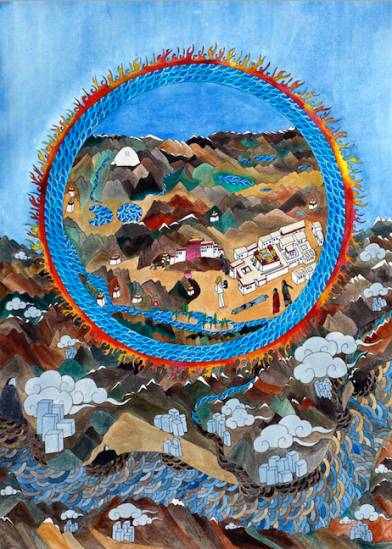 Homage to André, painting by Pimpim. Homage to André, painting by Pimpim.
