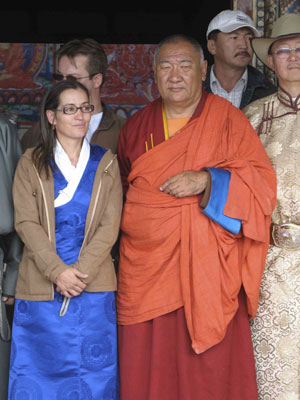 Choijin Lama, the highest-ranking Rinpoche of Mongolia, attended the celebration. Choijin Lama, the highest-ranking Rinpoche of Mongolia, attended the celebration.