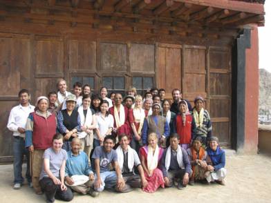 The 2007 team on the roof of the Red Maitreya temple The 2007 team on the roof of the Red Maitreya temple